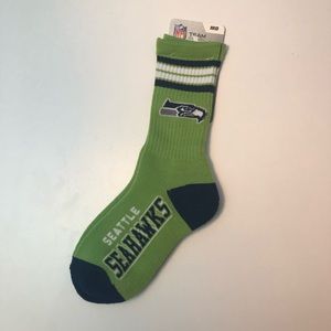 Seattle Seahawks Socks, Unisex, NFL, Medium